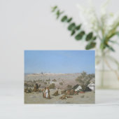 Jerusalem vom Berg der Oliven | 1880 Postkarte (Stehend Vorderseite)