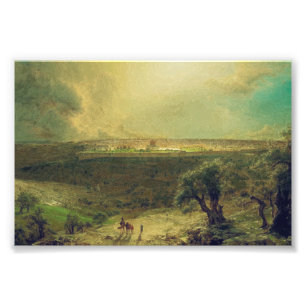 Jerusalem vom Berg der Oliven Fotodruck