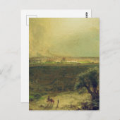 Jerusalem vom Berg der Oliven Postkarte (Vorne/Hinten)