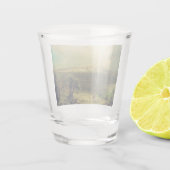 Jerusalem vom Berg der Oliven Schnapsglas (Rückseite)