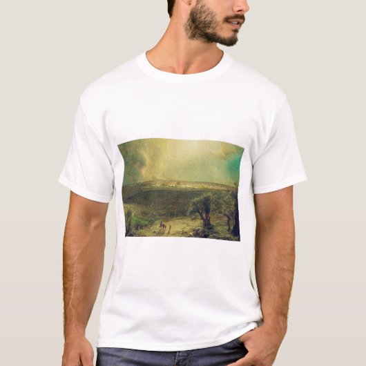 Jerusalem vom Berg der Oliven T-Shirt (Vorderseite)