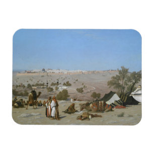 Jerusalem vom Ölberg   1880 Magnet