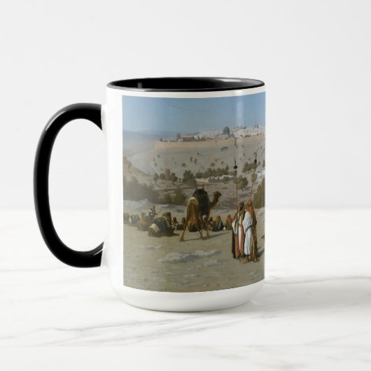 Jerusalem vom Ölberg | 1880 Tasse (Links)