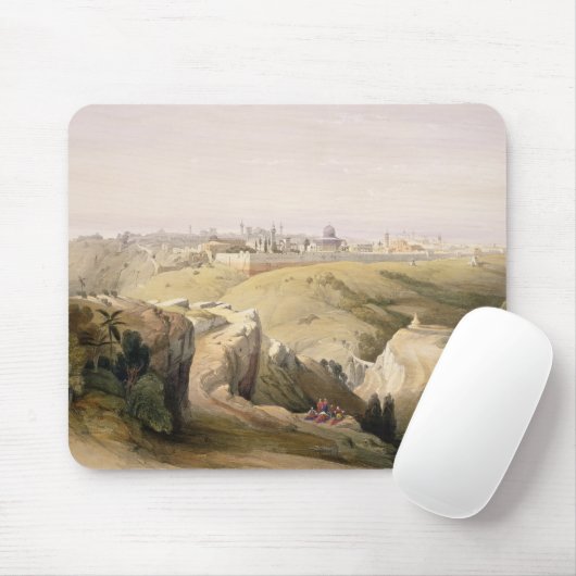 Jerusalem vom Ölberg, am 8. April 1839 Mousepad (Mit Mouse)