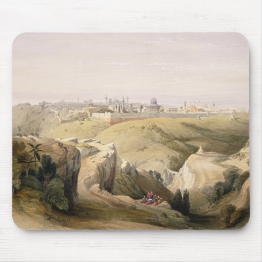 Jerusalem vom Ölberg, am 8. April 1839 Mousepad (Vorne)