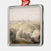 Jerusalem vom Ölberg, am 8. April 1839 Ornament Aus Metall (Links)
