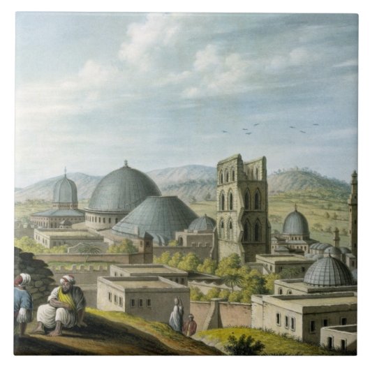 Jerusalem vom Westen, Kneipe. durch William-Watt Fliese (Vorderseite)