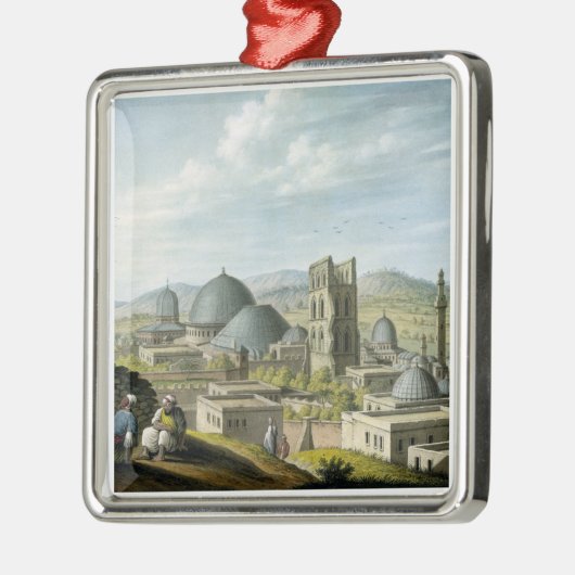 Jerusalem vom Westen, Kneipe. durch William-Watt Silbernes Ornament (Links)