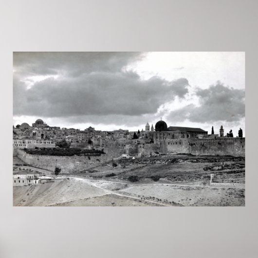 Jerusalem - Vorher 1940 Poster (Vorne)