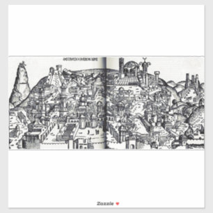 Jerusalem während der Herrschaft Salomos  Aufkleber