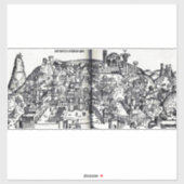 Jerusalem während der Regierung Salomons Aufkleber (Blatt)