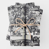 Jerusalem während der Regierung Salomons Geschenkpapier Set (Beispiel)