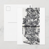Jerusalem während der Regierung Salomons Postkarte (Vorne/Hinten)