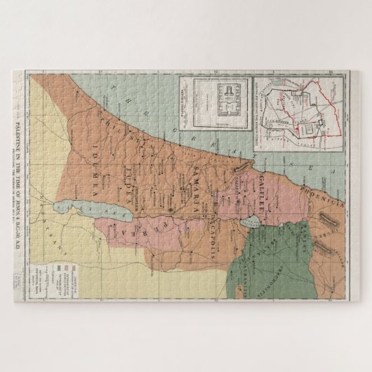 Jerusalem während der römischen Zeit Palästina-Kar Puzzle (Horizontal)