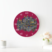 Jerusalem Wall Clock Große Wanduhr (Zuhause)