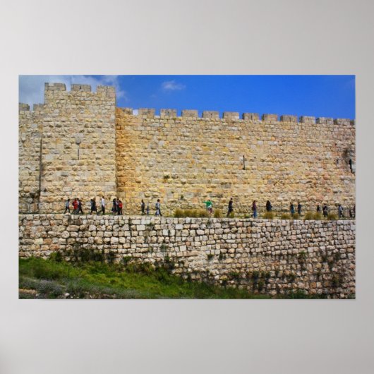Jerusalem Walls Poster (Vorne)