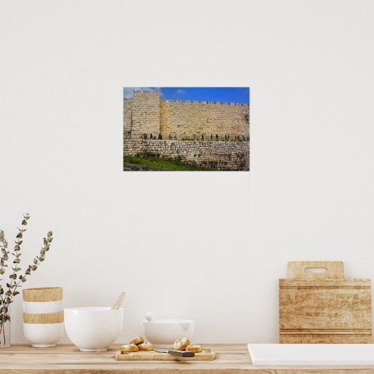 Jerusalem Walls Poster (Küche)