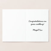 Jerusalem Wedding Mandala Folienkarte (Innenseite)