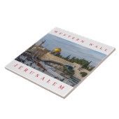 Jerusalem Western Keramik Fliese (Seite)