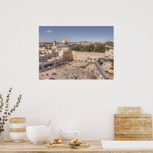 Jerusalem Western Wall Poster (Küche)