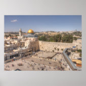 Jerusalem Western Wall Poster (Vorne)