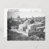 Jerusalem, wie es um 1891 erschien. postkarte (Vorne/Hinten)