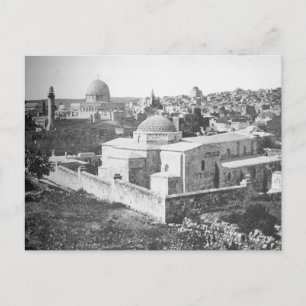 Jerusalem, wie es um 1891 erschien. postkarte