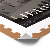 Jerusalem: Zeitloses Tapestry über Kultur und Gesc Poster (Ecke)