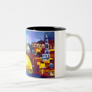 Jerusalem Zweifarbige Tasse