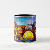 Jerusalem Zweifarbige Tasse (Mittel)