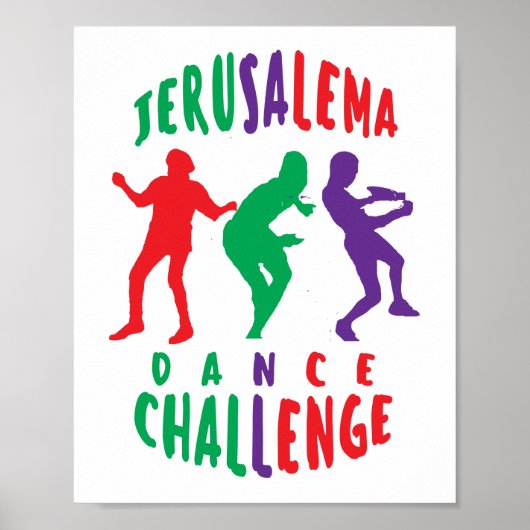 JERUSALEMA-TANZHERAUSFORDERUNG POSTER (Vorne)