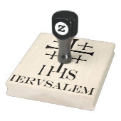 Jerusalemkreuz IHS Stempel (Stempel)