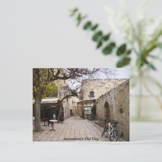 Jerusalems alte Stadt Postkarte (Stehend Vorderseite)