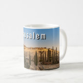 Jerusalem's Mount Olive and Al Aqsa Mosque Kaffeetasse (VorderseiteRechts)