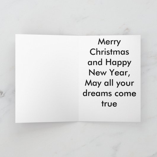 Jerzy-zweitweihnachten Feiertagskarte (Innenseite)