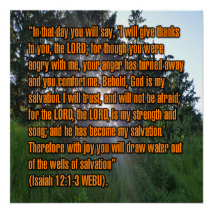 Jesaja 12:1-3 WEBU Poster