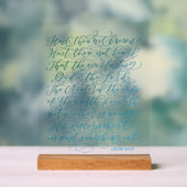 Jesaja 40:28 acrylschild (Neutral)