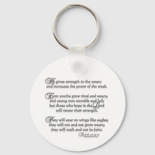 Jesaja-40:29 - 31 schlüsselanhänger