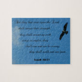 Jesaja 40:31 Aber sie, die auf den Herrn warten.. Puzzle (Horizontal)