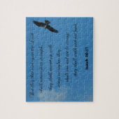 Jesaja 40:31 Aber sie, die auf den Herrn warten.. Puzzle (Vertikal)