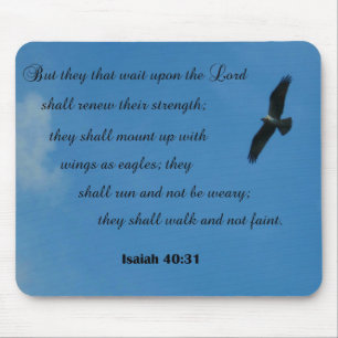 Jesaja-40:31 aber -sie diese Wartezeit nach dem Mousepad