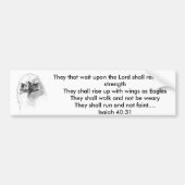 Jesaja-40:31 Autoaufkleber (Vorne)