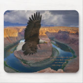 Jesaja-40:31 Flügel als Eagles Mousepad (Vorne)