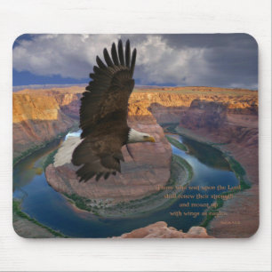 Jesaja-40:31 Flügel als Eagles Mousepad