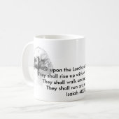 Jesaja-40:31 Kaffeetasse (Vorderseite Links)