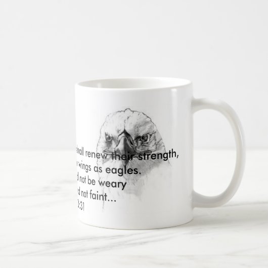 Jesaja-40:31 Kaffeetasse (Rechts)