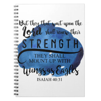 Jesaja-40:31 KJV aber sie diese Wartezeit nach dem Notizblock