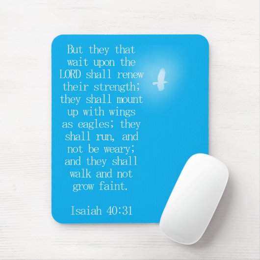 Jesaja-40:31 Mousepad (Mit Mouse)