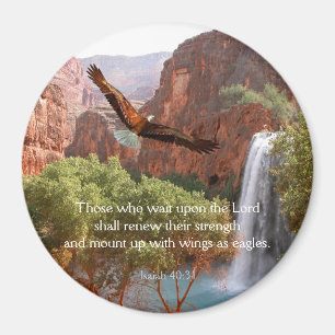 Jesaja-40:31 Scxripture Magnet - Flügel als Eagle
