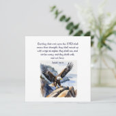 Jesaja 40:31 Sie, die auf den Herrn warten (Stehend Vorderseite)